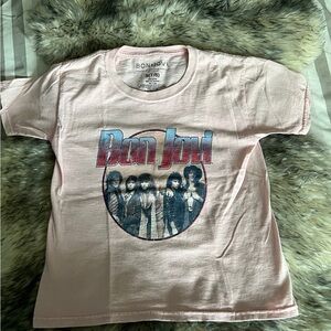 Kids Pink Graphic Band T-Shirt Bon Jovi